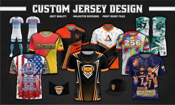 Uniform Custom Jersey Design For Soccer Esports Basketball