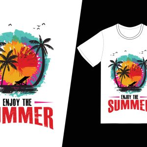 Unique Lettering Logo Modern T-shirt Design