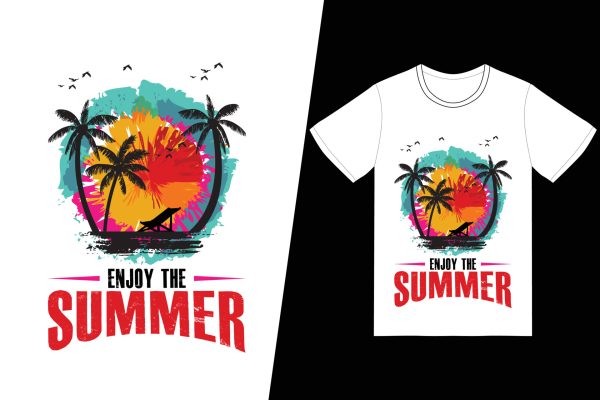 Unique Lettering Logo Modern T-shirt Design